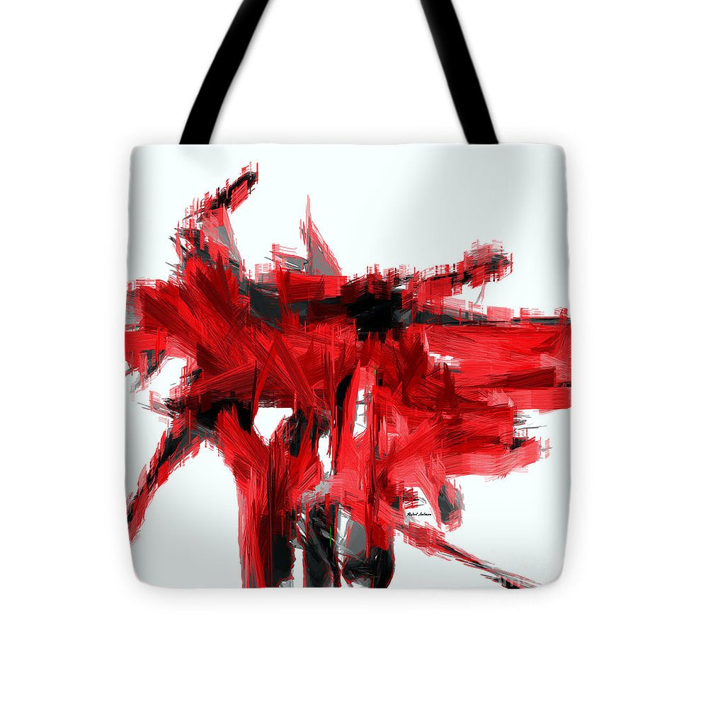 Sac fourre-tout - Abstrait en rouge