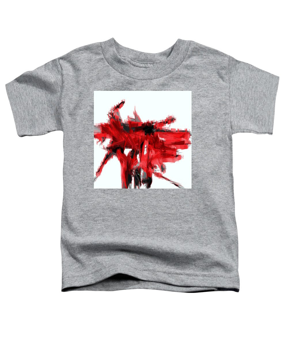 Toddler T-Shirt - Abstract In Red