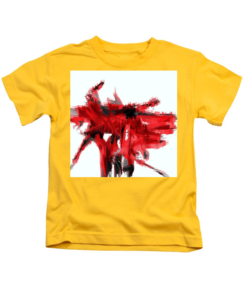 Kids T-Shirt - Abstract In Red