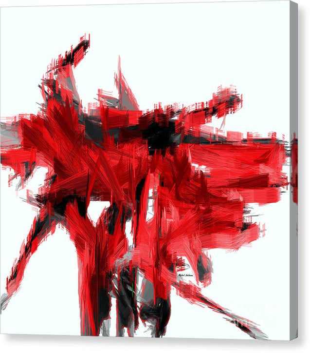 Canvas Print - Abstract In Red