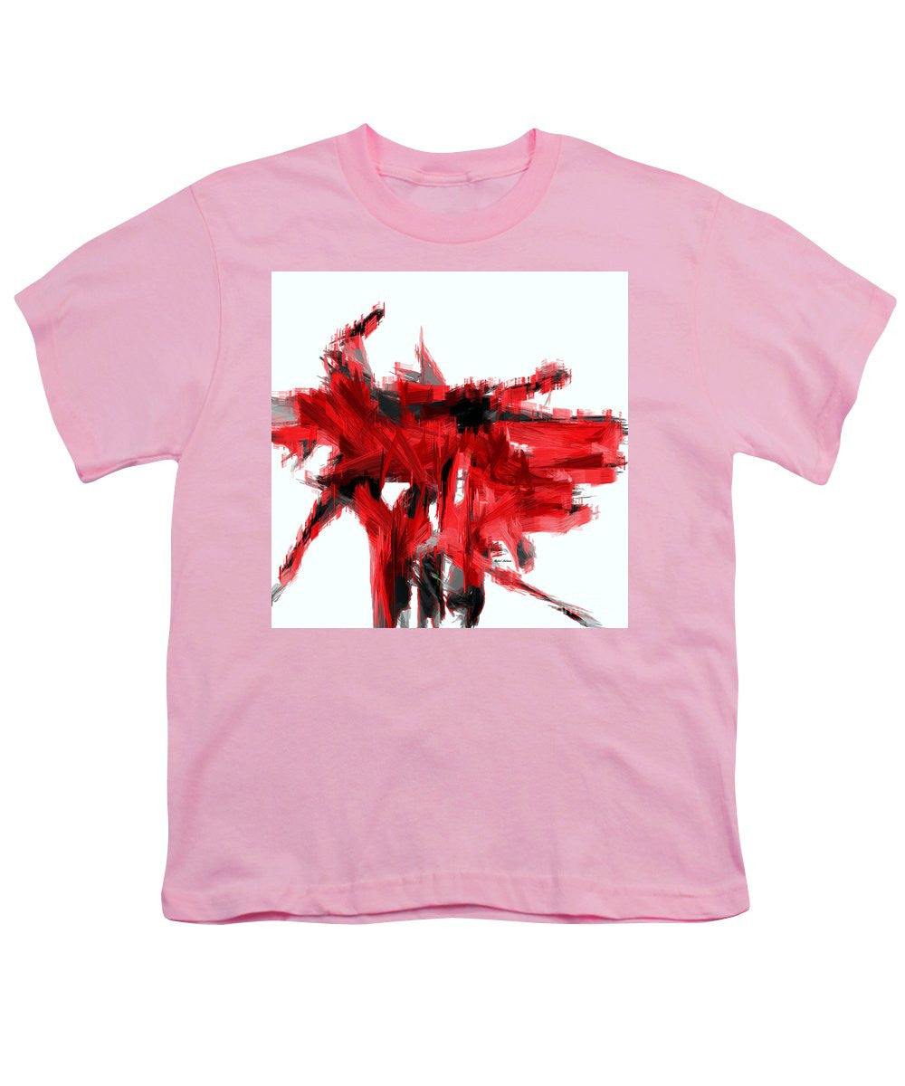 Youth T-Shirt - Abstract In Red