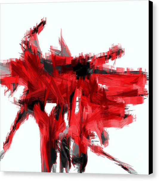 Canvas Print - Abstract In Red