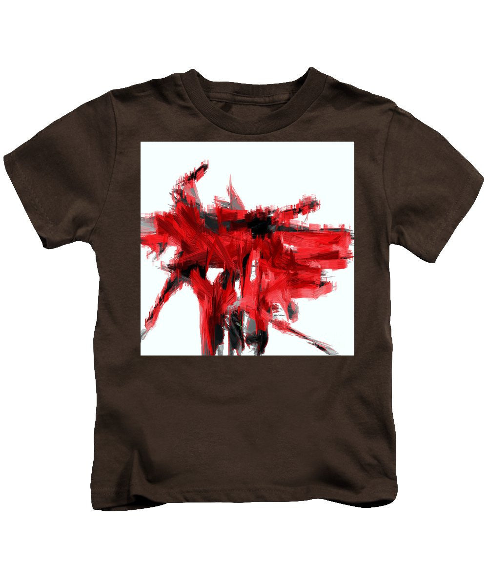 Kids T-Shirt - Abstract In Red