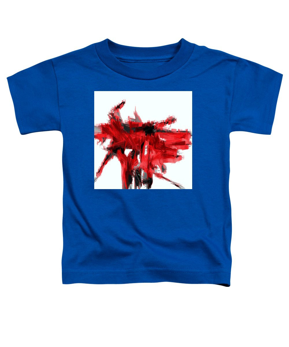 Toddler T-Shirt - Abstract In Red