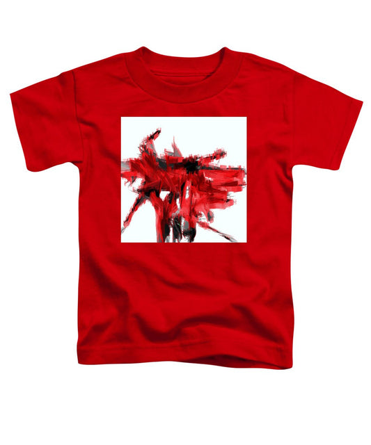 Toddler T-Shirt - Abstract In Red