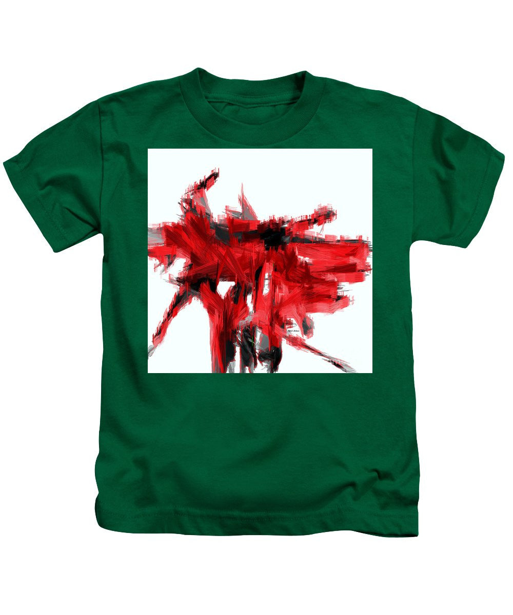 Kids T-Shirt - Abstract In Red