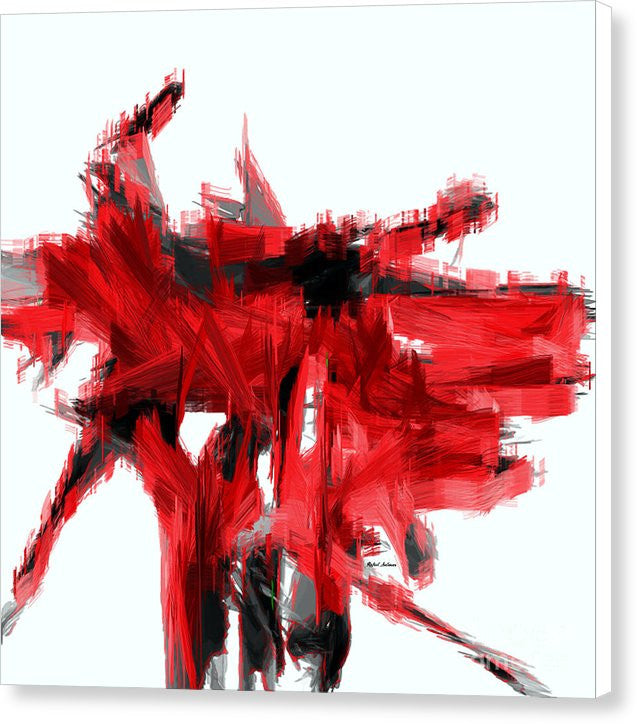 Canvas Print - Abstract In Red