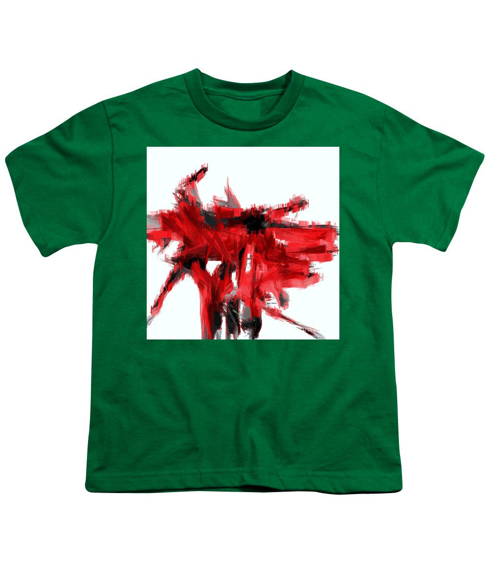 Youth T-Shirt - Abstract In Red