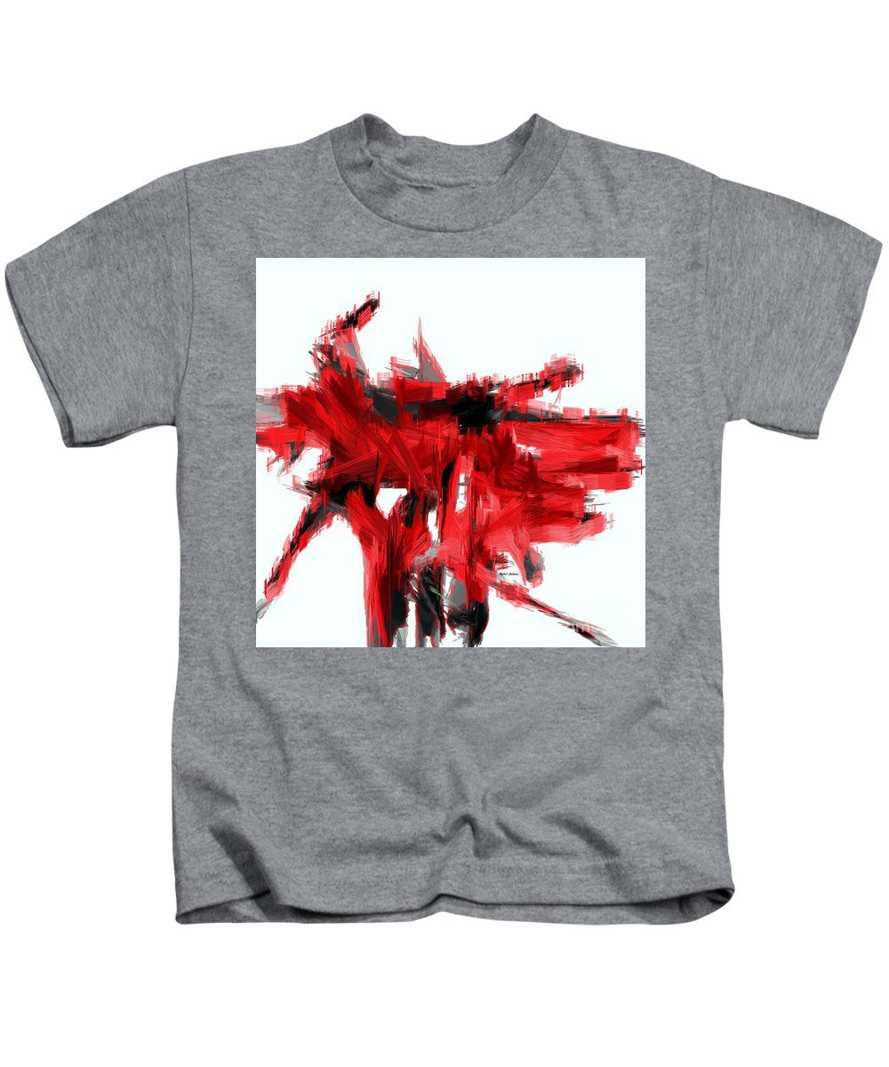 Kids T-Shirt - Abstract In Red