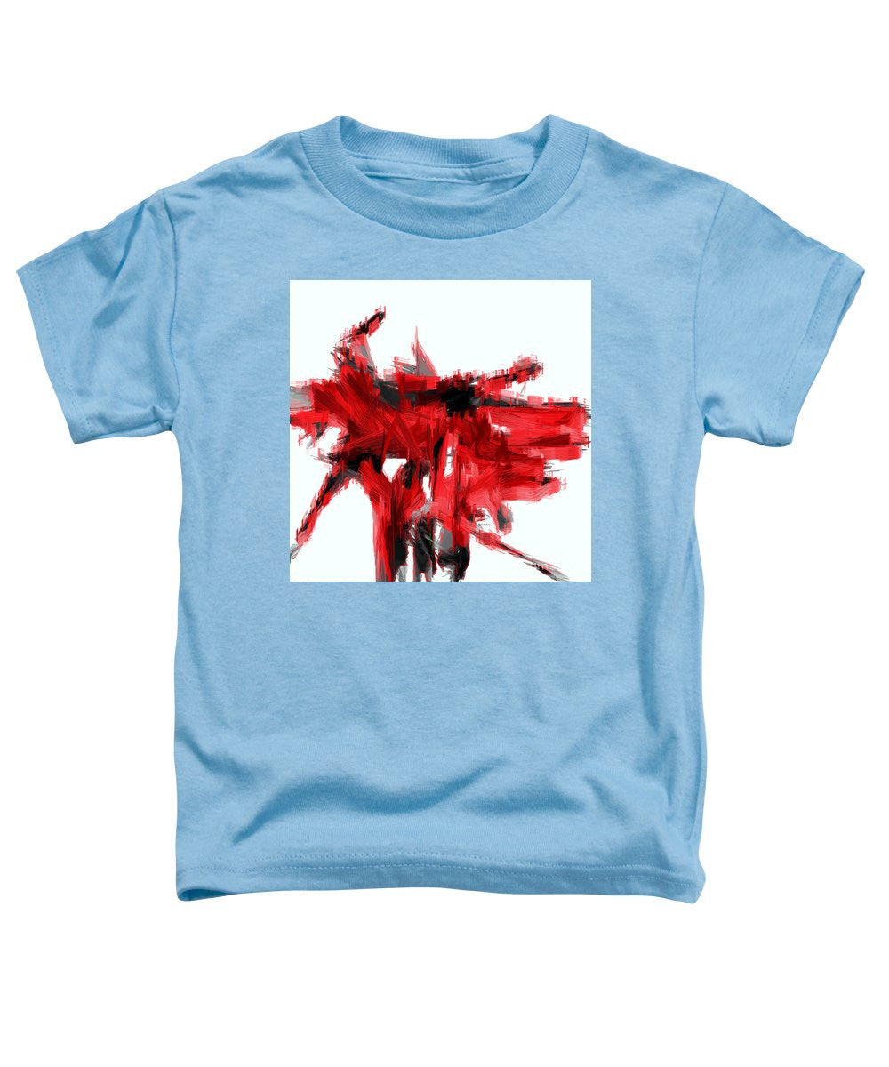 Toddler T-Shirt - Abstract In Red