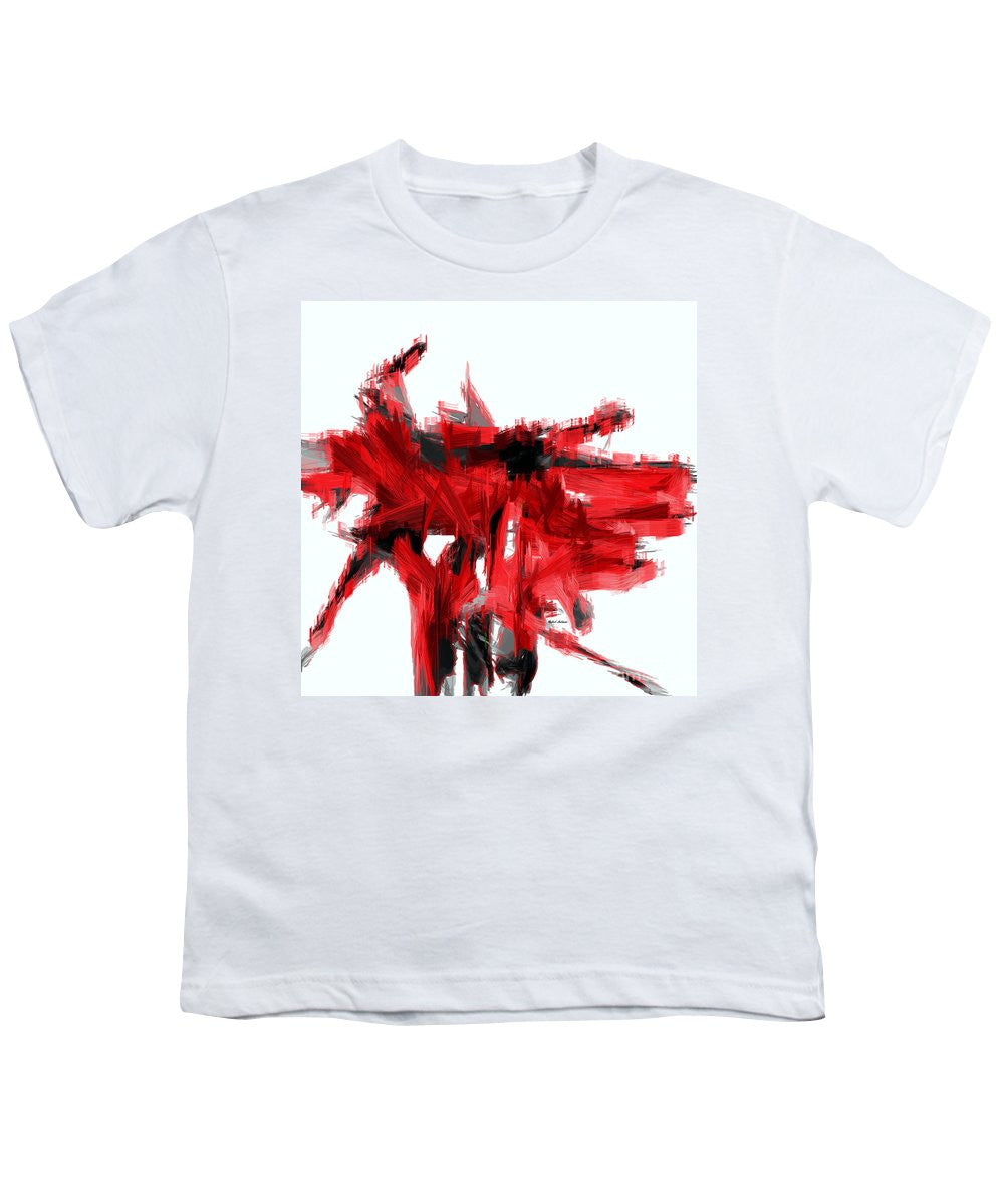 Youth T-Shirt - Abstract In Red