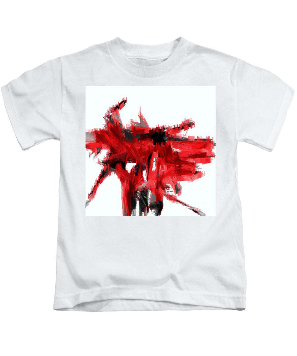 Kids T-Shirt - Abstract In Red