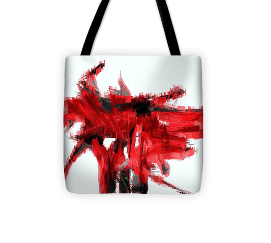 Sac fourre-tout - Abstrait en rouge