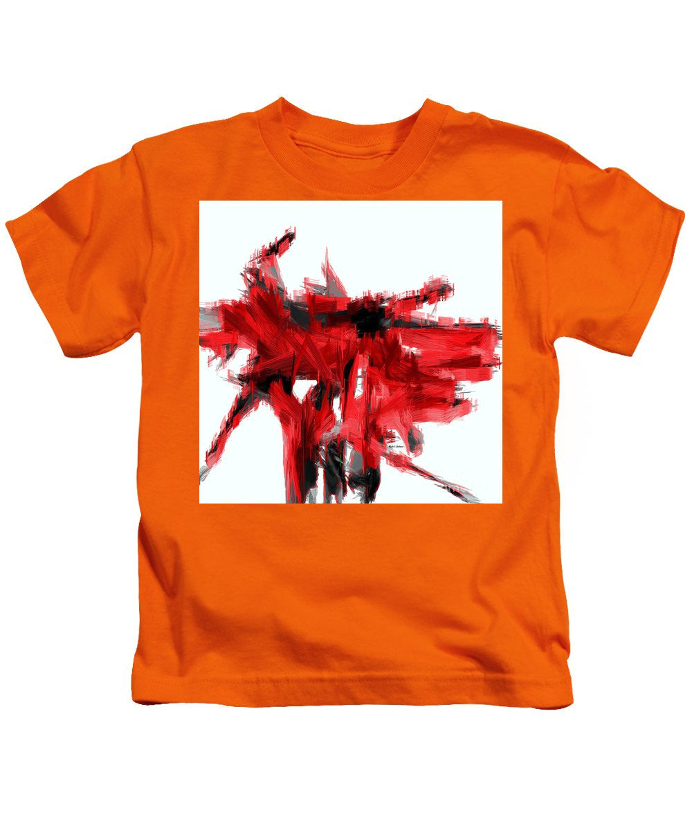 Kids T-Shirt - Abstract In Red