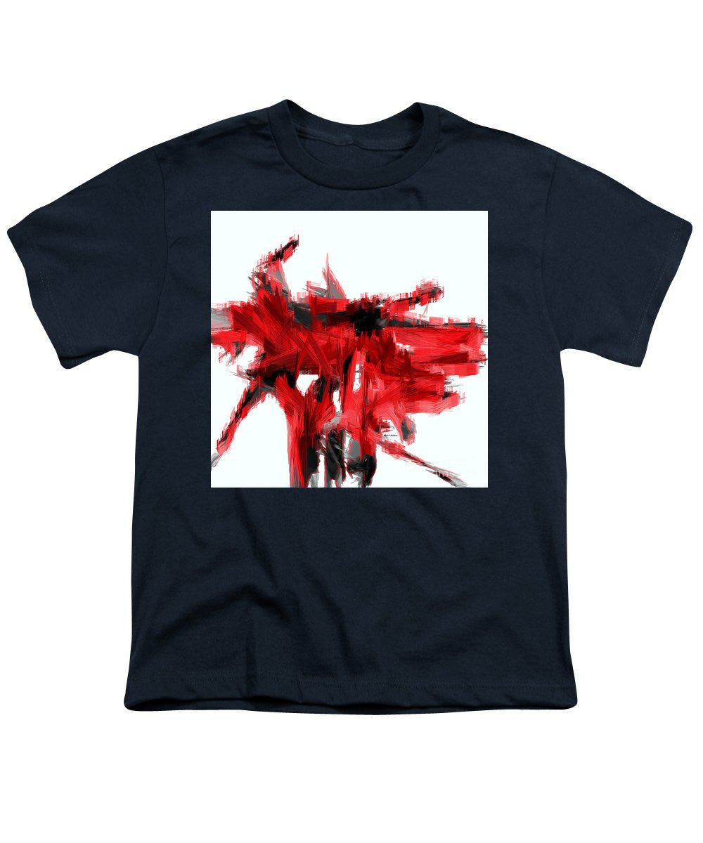 Youth T-Shirt - Abstract In Red