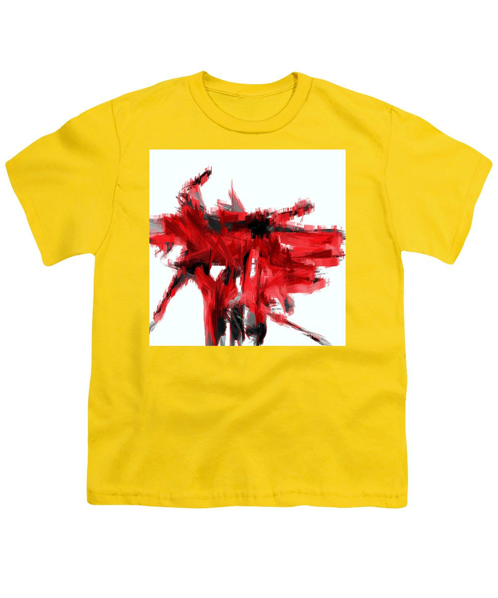 Youth T-Shirt - Abstract In Red