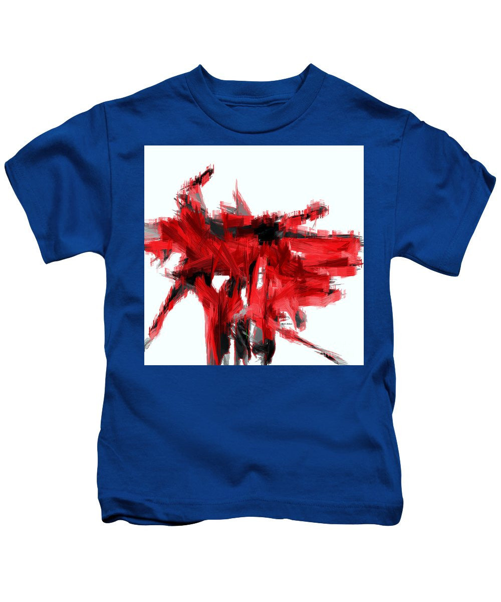 Kids T-Shirt - Abstract In Red