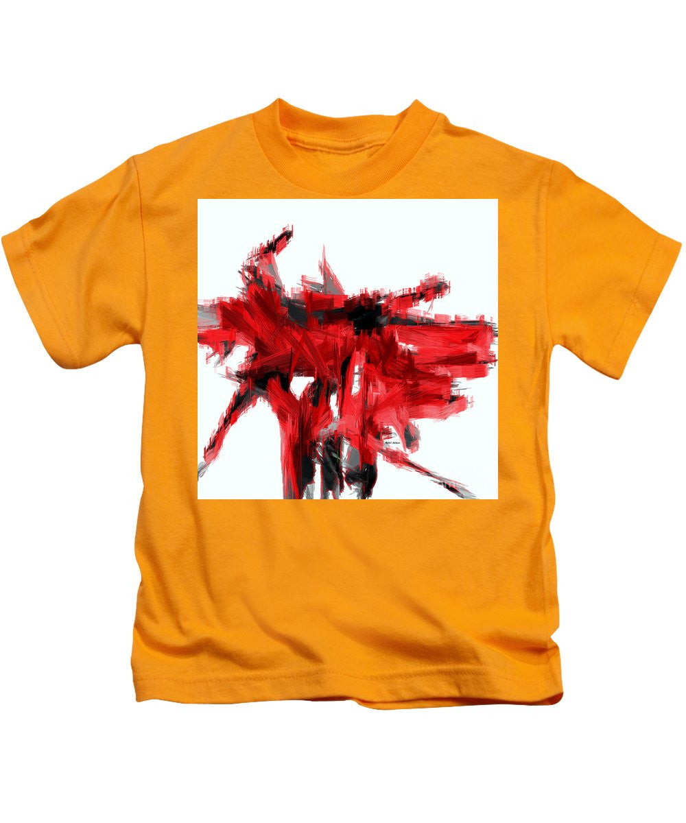 Kids T-Shirt - Abstract In Red