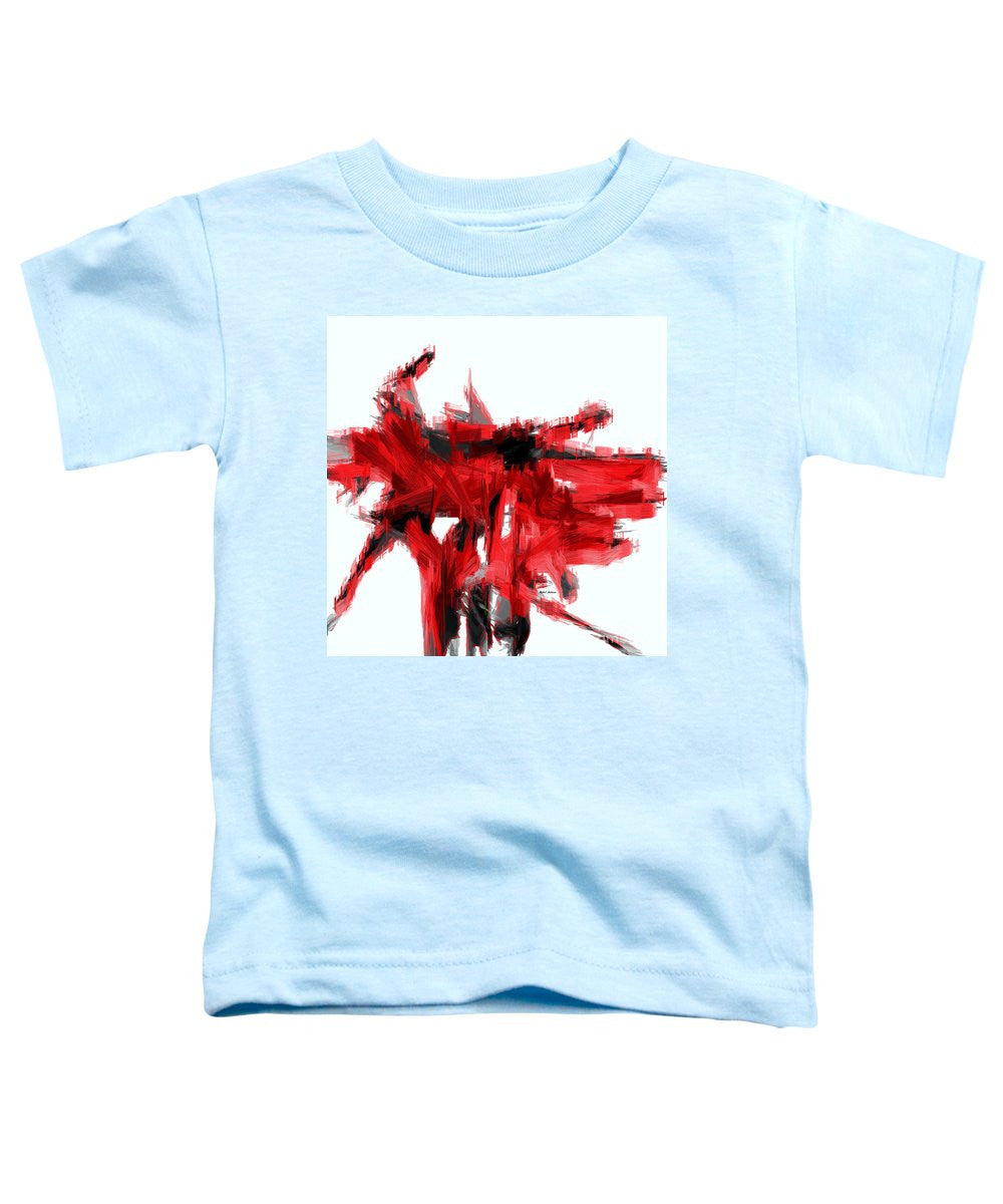 Toddler T-Shirt - Abstract In Red