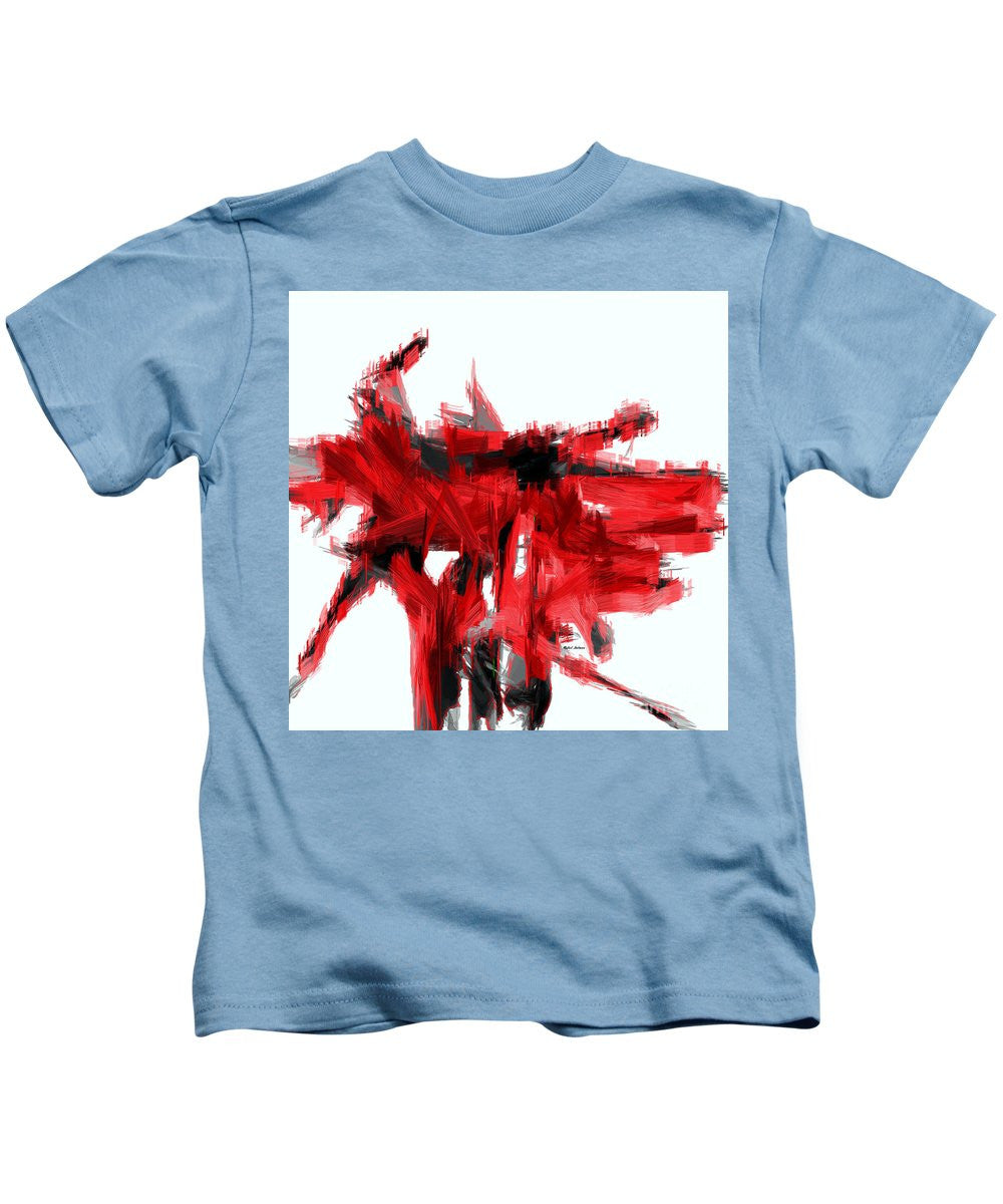 Kids T-Shirt - Abstract In Red