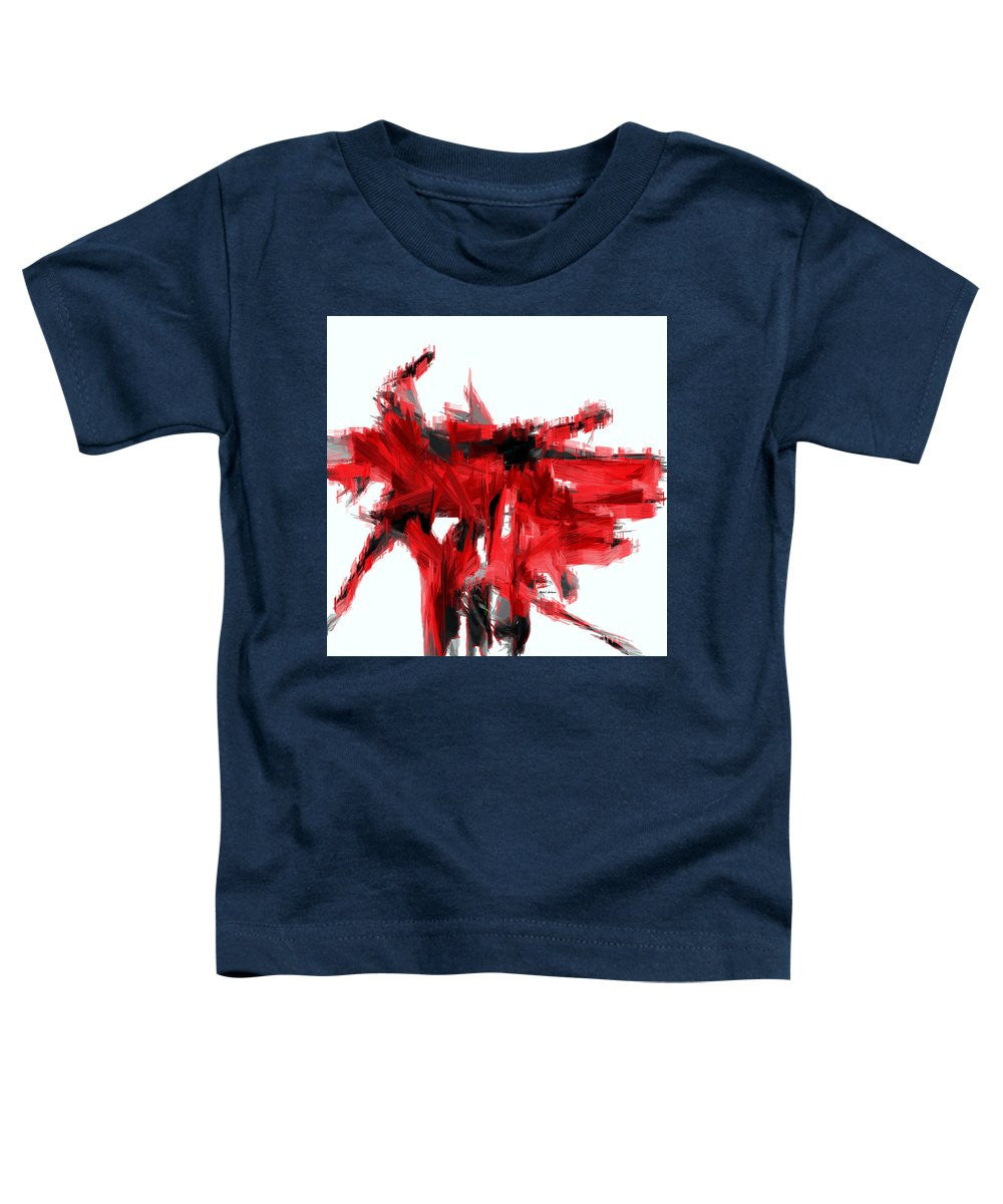 Toddler T-Shirt - Abstract In Red