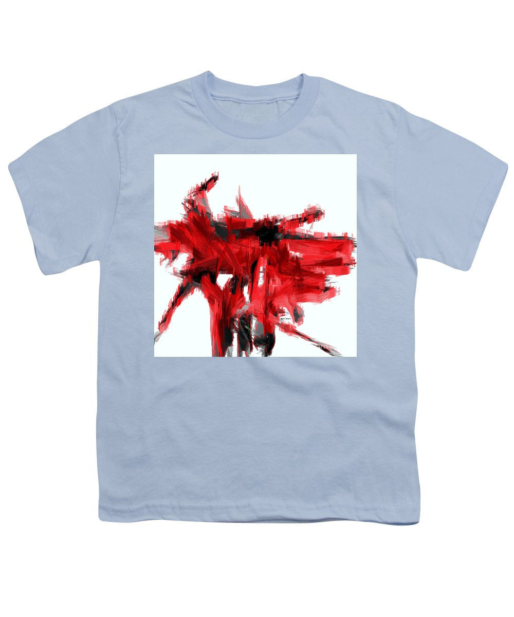 Youth T-Shirt - Abstract In Red