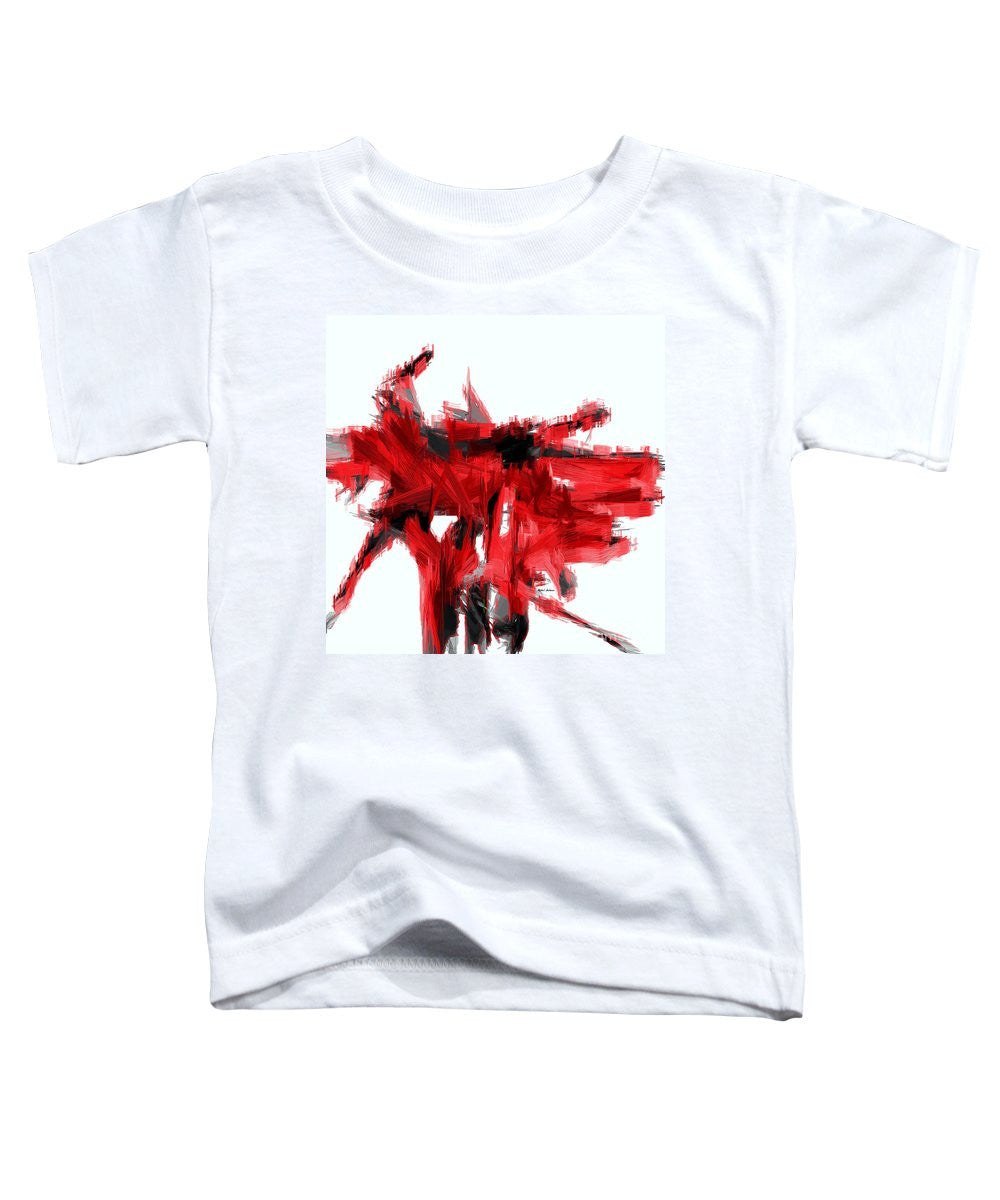 Toddler T-Shirt - Abstract In Red