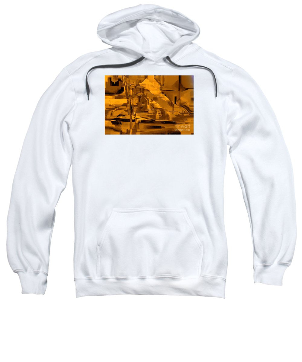 Sweatshirt - Abstract In Sepia