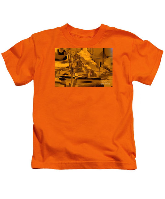 Kids T-Shirt - Abstract In Sepia