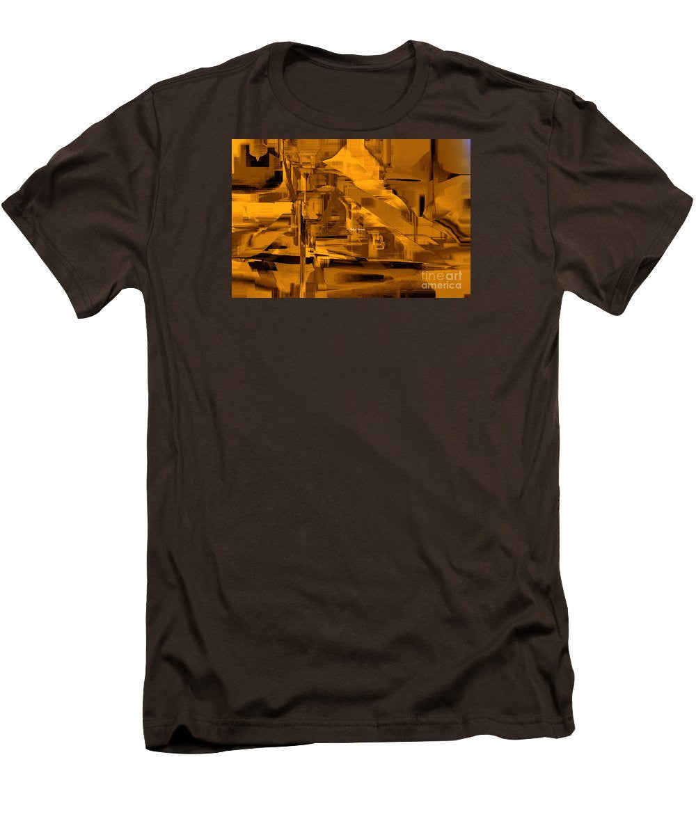 Men's T-Shirt (Slim Fit) - Abstract In Sepia