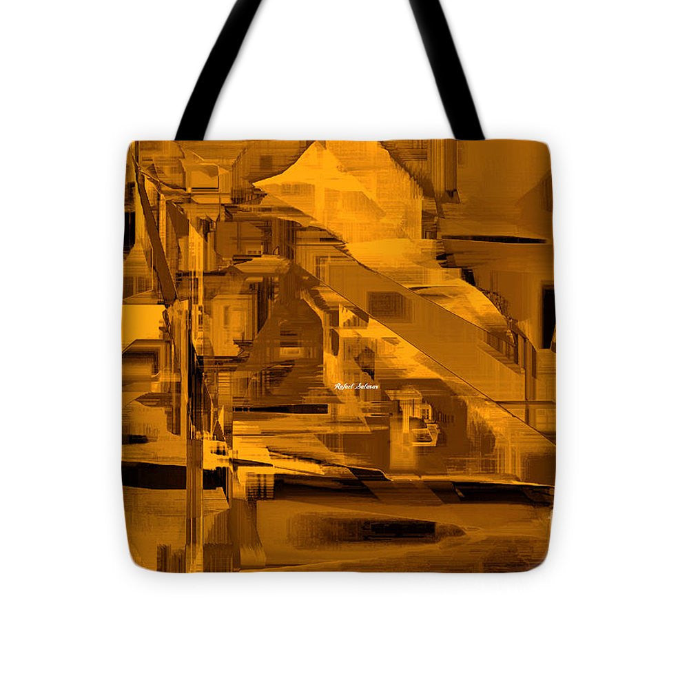 Tote Bag - Abstract In Sepia