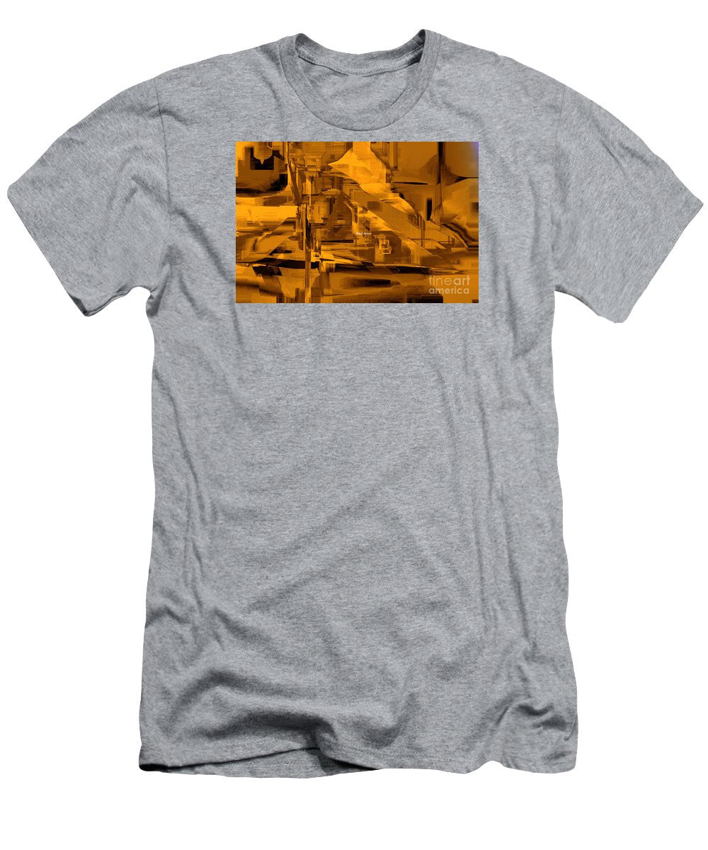 Men's T-Shirt (Slim Fit) - Abstract In Sepia