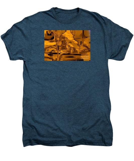 Men's Premium T-Shirt - Abstract In Sepia