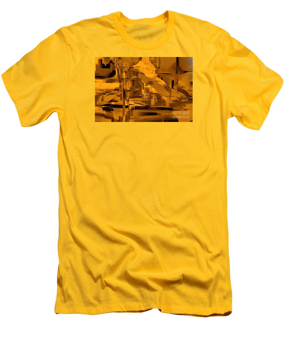 Men's T-Shirt (Slim Fit) - Abstract In Sepia