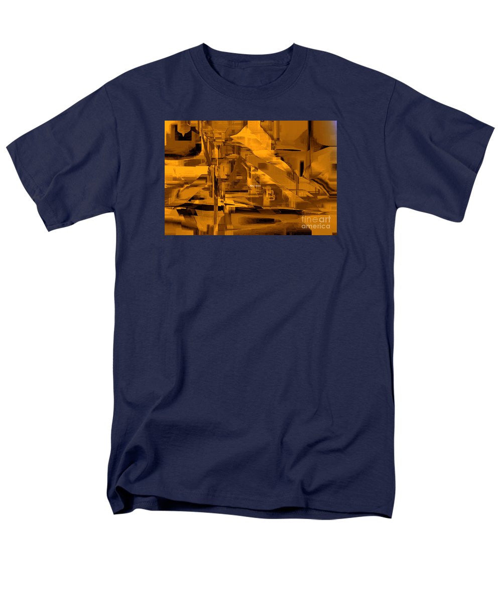 Men's T-Shirt  (Regular Fit) - Abstract In Sepia