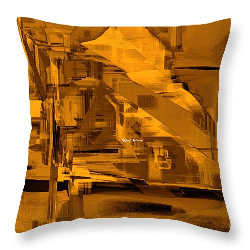 Throw Pillow - Abstract In Sepia