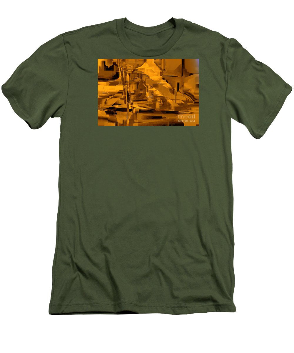 Men's T-Shirt (Slim Fit) - Abstract In Sepia