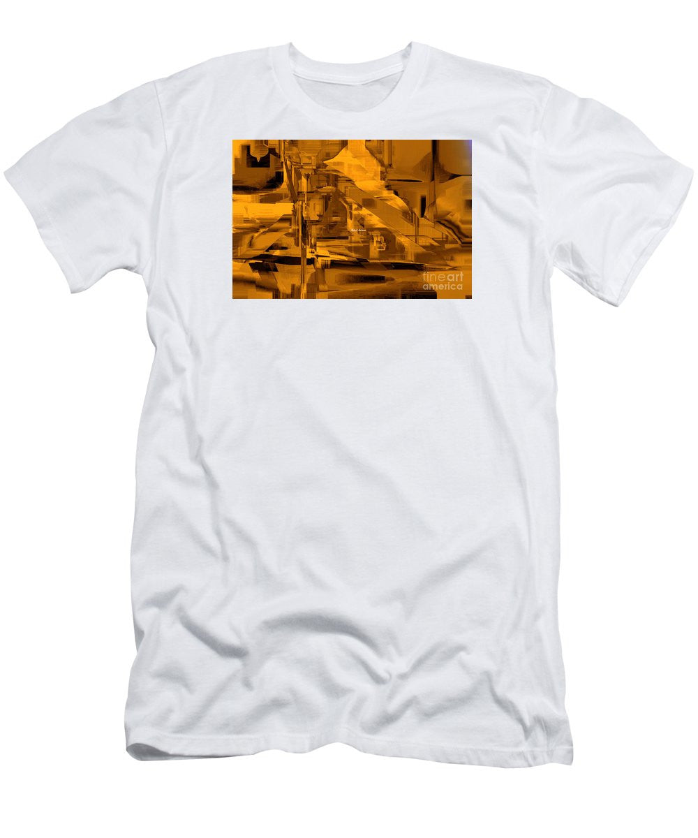 Men's T-Shirt (Slim Fit) - Abstract In Sepia