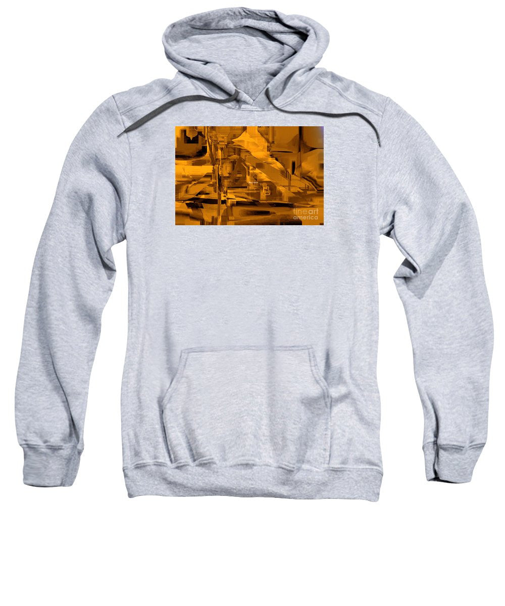 Sweatshirt - Abstract In Sepia