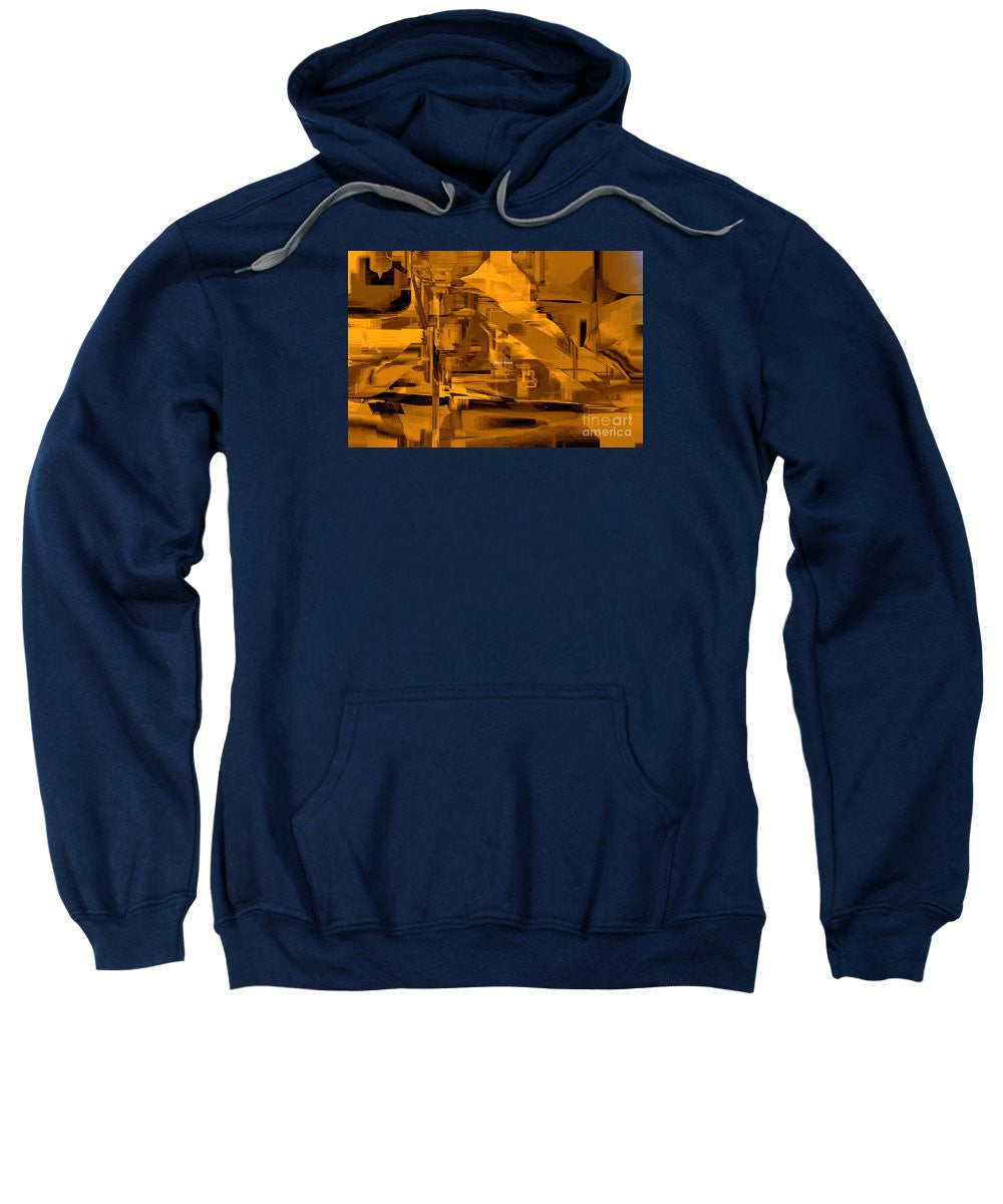 Sweatshirt - Abstract In Sepia