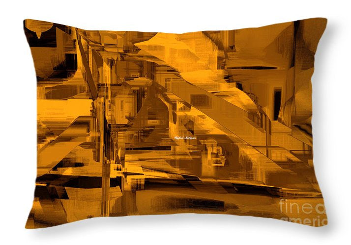 Throw Pillow - Abstract In Sepia