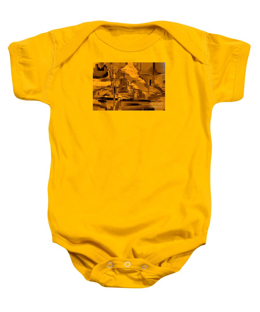 Baby Onesie - Abstract In Sepia