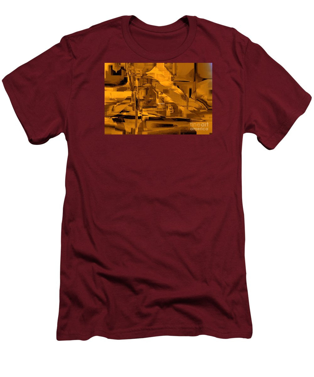 Men's T-Shirt (Slim Fit) - Abstract In Sepia