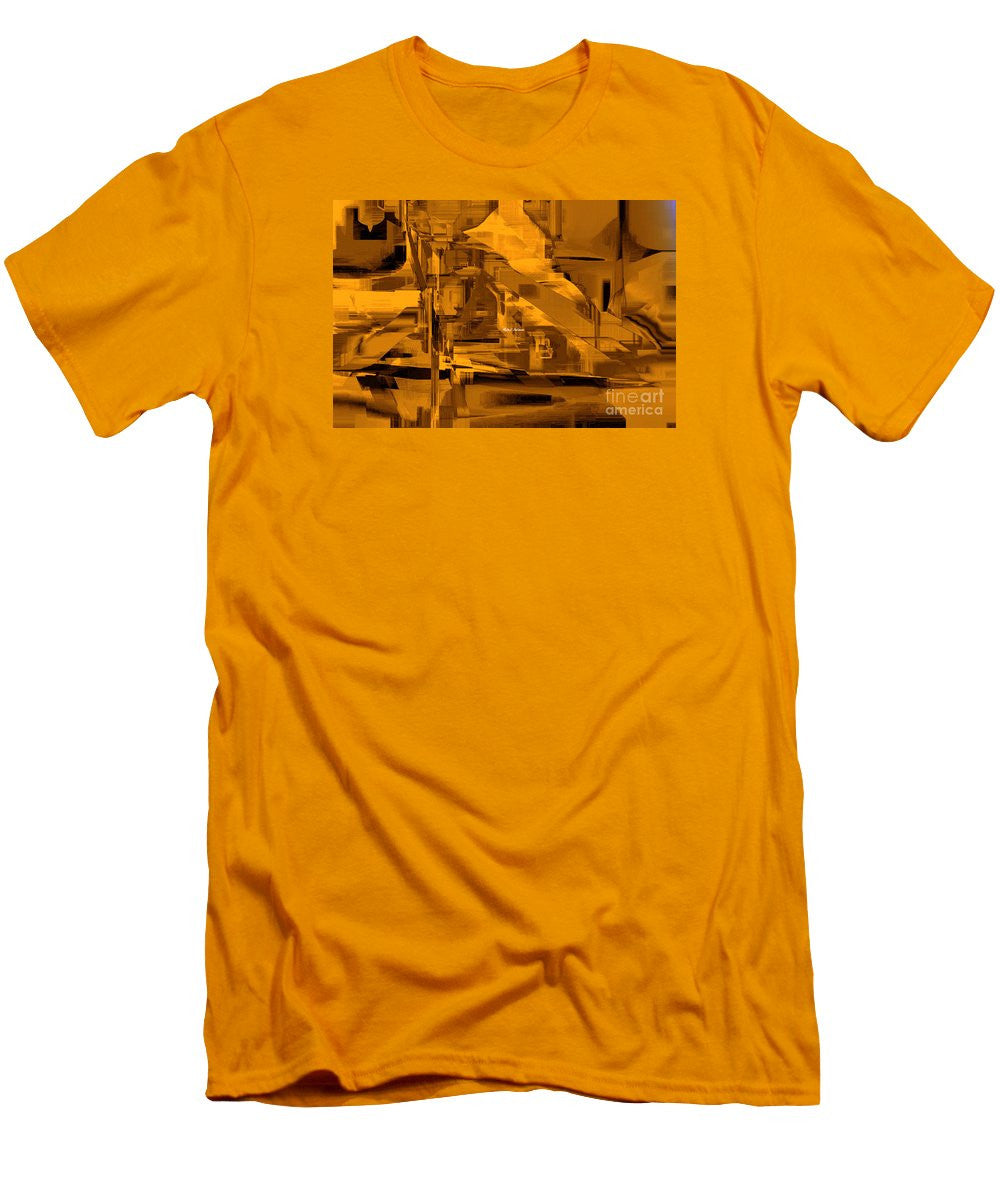 Men's T-Shirt (Slim Fit) - Abstract In Sepia