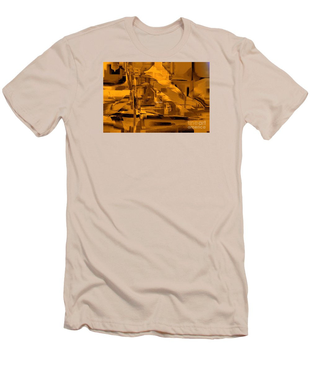 Men's T-Shirt (Slim Fit) - Abstract In Sepia