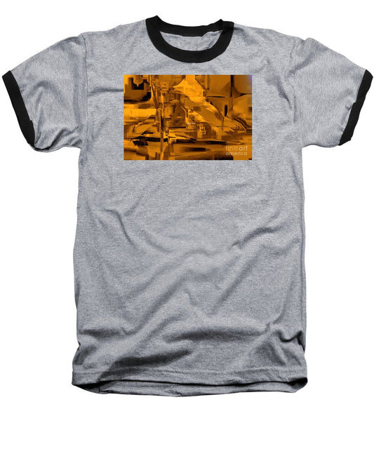 Baseball T-Shirt - Abstract In Sepia