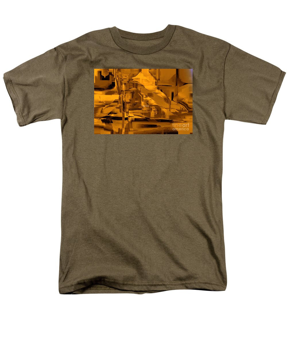 Men's T-Shirt  (Regular Fit) - Abstract In Sepia