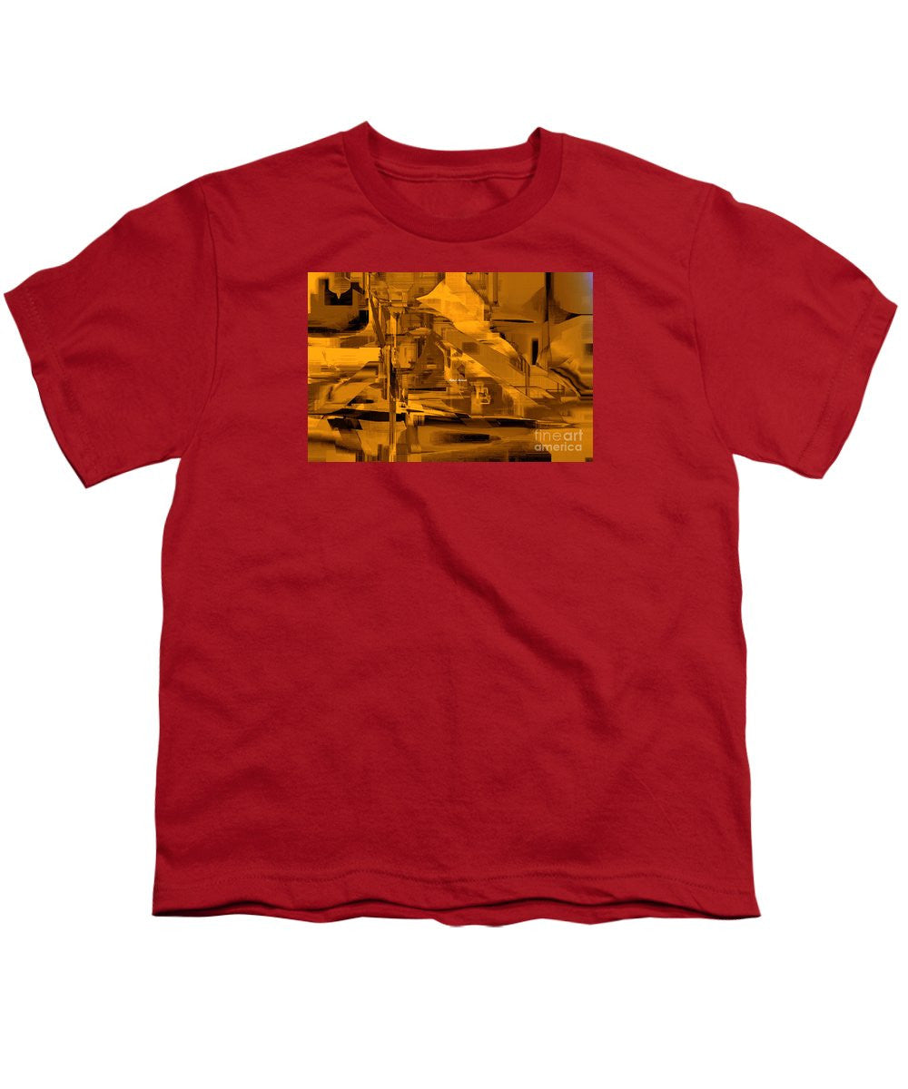 Youth T-Shirt - Abstract In Sepia