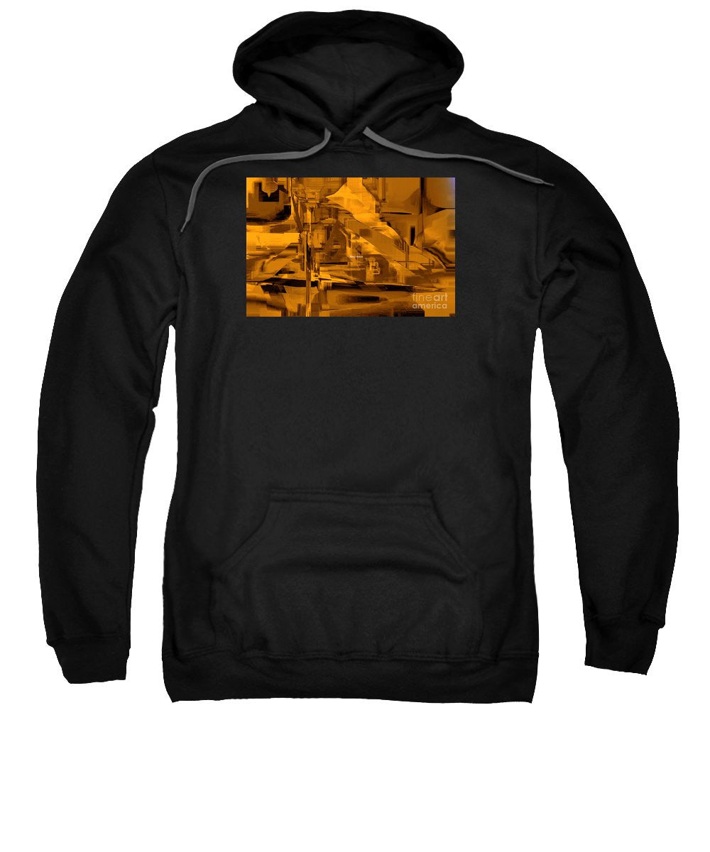 Sweatshirt - Abstract In Sepia