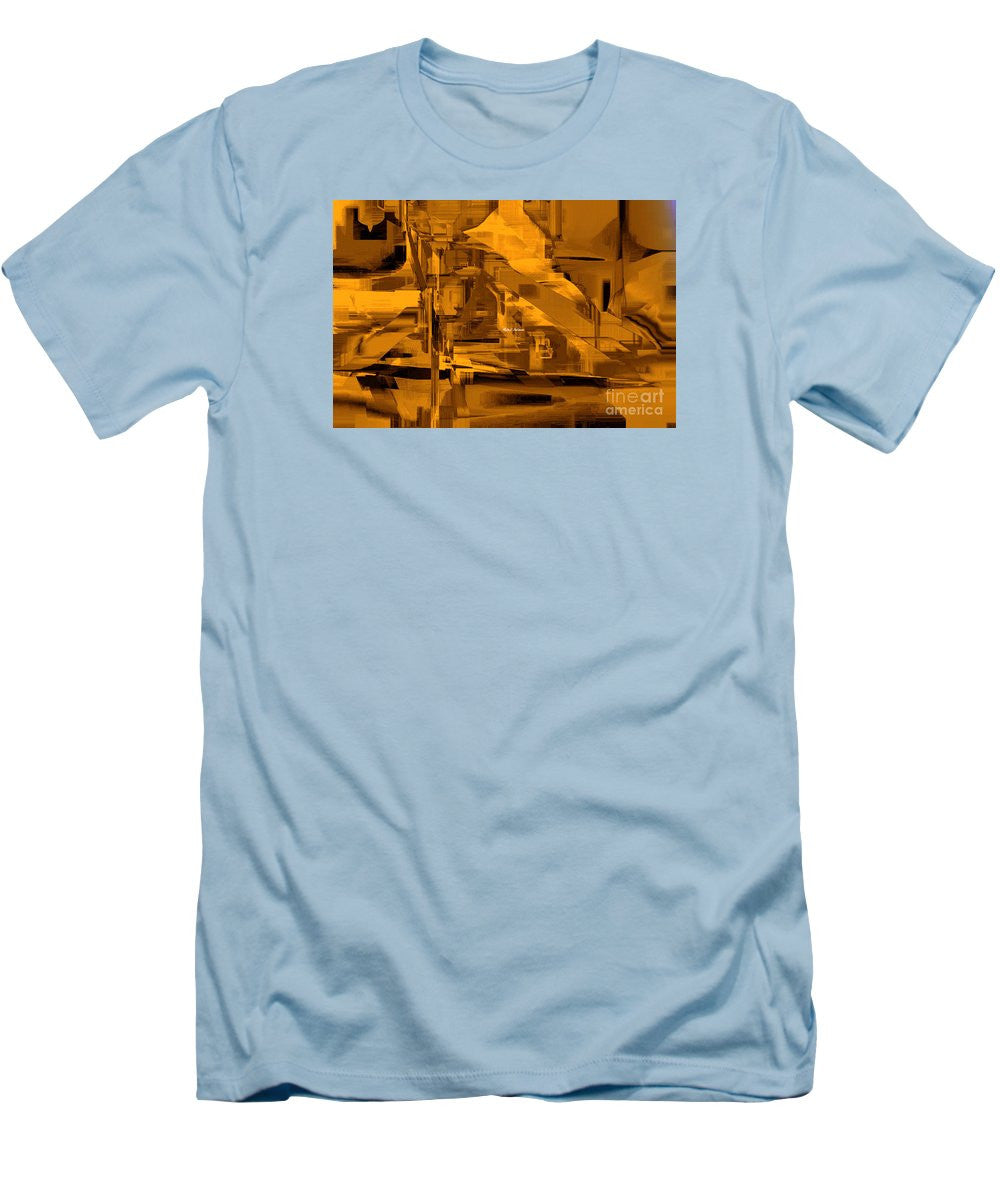 Men's T-Shirt (Slim Fit) - Abstract In Sepia